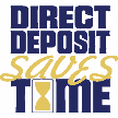 direct deposit saves time